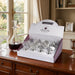 Full Display: Wine Cork 12pc Silver Color
