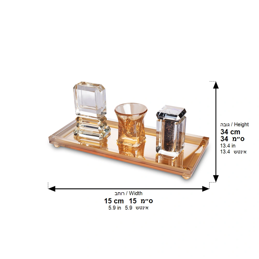 Crystal Havdalah Set