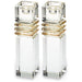 Crystal Candlesticks 17cm - Gold