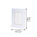 Glass Framed White Blessing 22*18 cm- "Asher Yatzar" Sehpardic