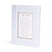 Glass Framed White Blessing 22*18 cm- "Asher Yatzar" Sehpardic