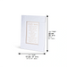 Glass Framed White Blessing 22*18 cm- "Mizmor L'todah"