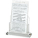 Lucite Benchers Display 21*16 cm with 4 Blessings - Sephardic