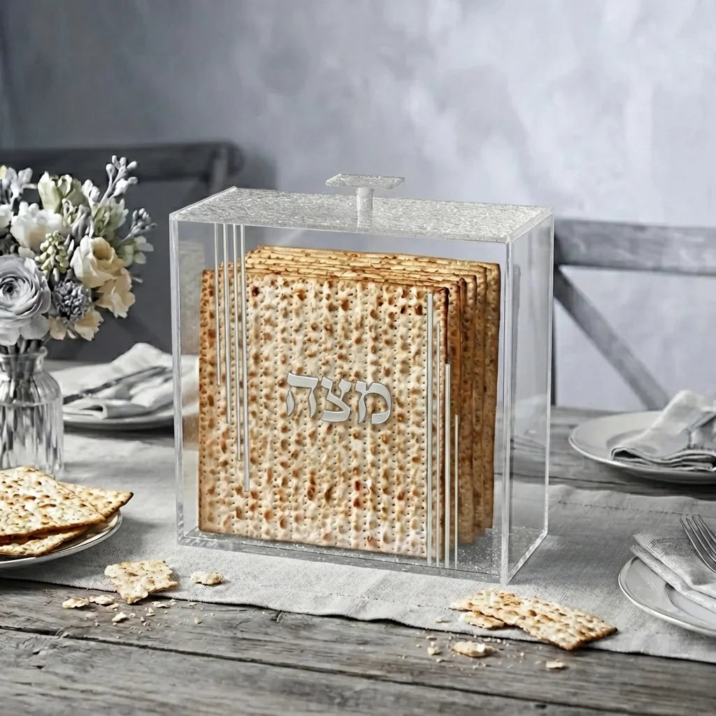 Clear Lucite Stand for Matzah 23*21 cm