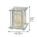 Crystal Tzedakah Box 15 cm with Plaque