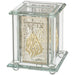 Crystal Tzedakah Box 15 cm with Plaque