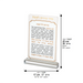 Seder Kidush Sefardi Card with Stand