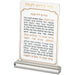 Seder Kidush Sefardi Card with Stand