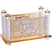 Crystal Napkin Holder with Metal Plate 10*17 cm