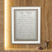 Framed Blessing 17*22 cm- Asher Yazar Ashkenaz