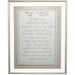 Framed Blessing 17*22 cm- Asher Yazar Ashkenaz