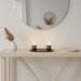 Polymer Set Tray and Candlesticks