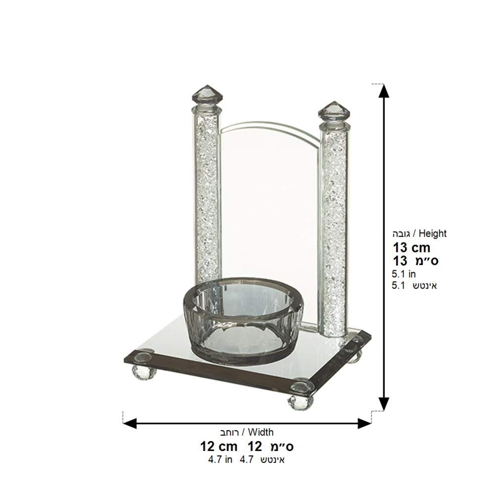 Crystal Holder for Memory Candle 13*12 cm