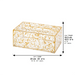 Lucite Tissue Box 22x12 cm - Gold