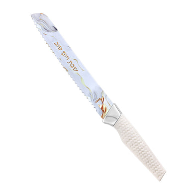 Printed Challah Knife 34 cm - "Shabbat and Holidays"