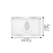 Glass Challah Tray 45*30 cm