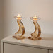 Crystal Candlesticks 14 cm
