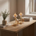 Crystal Candlesticks 14 cm