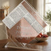Lucite Stand 6 pcs Bencher 26*22 cm- Sephardic,, Rose Gold Color