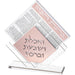 Lucite Stand 6 pcs Bencher 26*22 cm- Sephardic,, Rose Gold Color