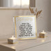 Lucite Home Blessing - Gold