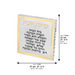Lucite Home Blessing - Gold