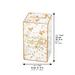 Lucite Tzedakah Box - Gold