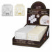 White & Gold Plastic Full Stand -outlet Cover (24) 10 Cm "shabbat Kodesh"