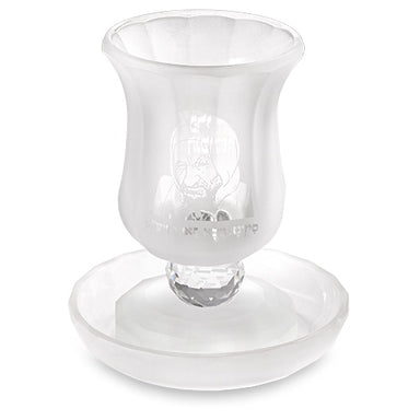 Crystal Kiddush Cup Without Stem 11 cm Contain 100ml // 3.4oz