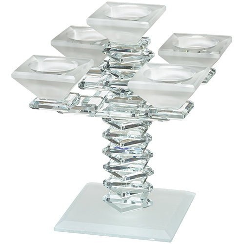 Crystal 5 Branch Candlesticks 20 cm