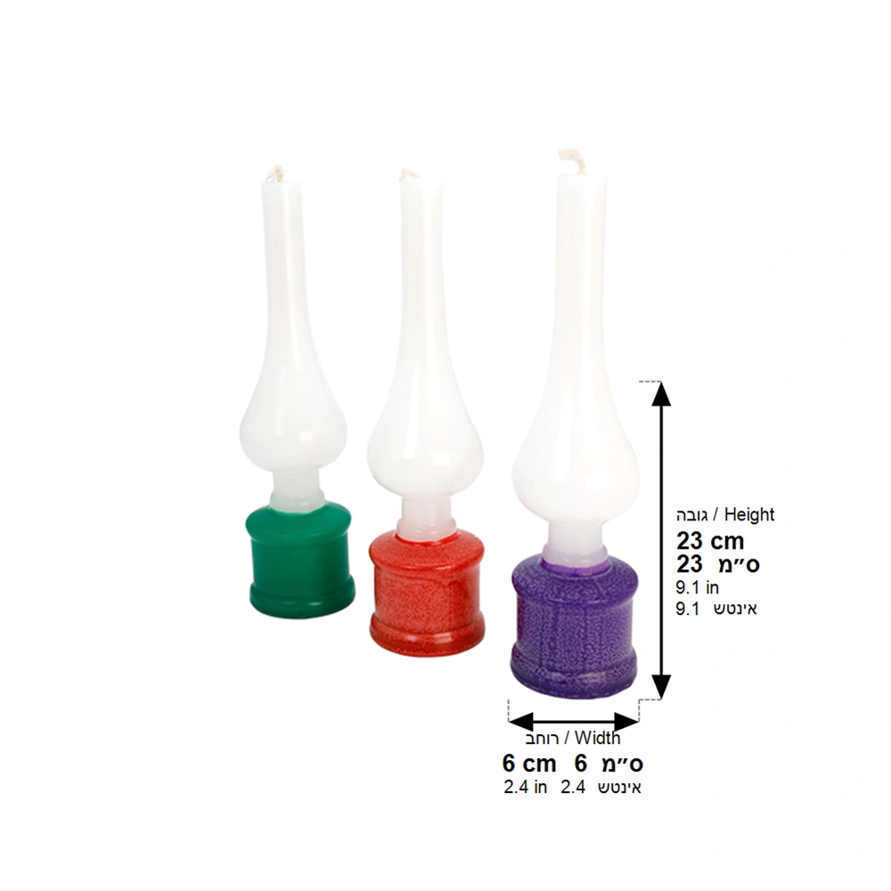 Havdalah Candle 16 cm- Multicolor