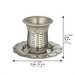 Nickel Kiddush Cup "the Bible Rivers" Contain 120ml // 4.06oz
