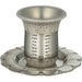 Nickel Kiddush Cup "the Bible Rivers" Contain 120ml // 4.06oz