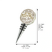 Crystal Wine Stopper 9 cm with Laser Cut Plaque