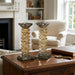 Pair of Crystal Elegant Candlesticks 17.5 cm