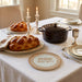Glass Trivet 19 cm - Gold