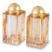 Gold Crystal Salt & Peper Holders 8*3 cm