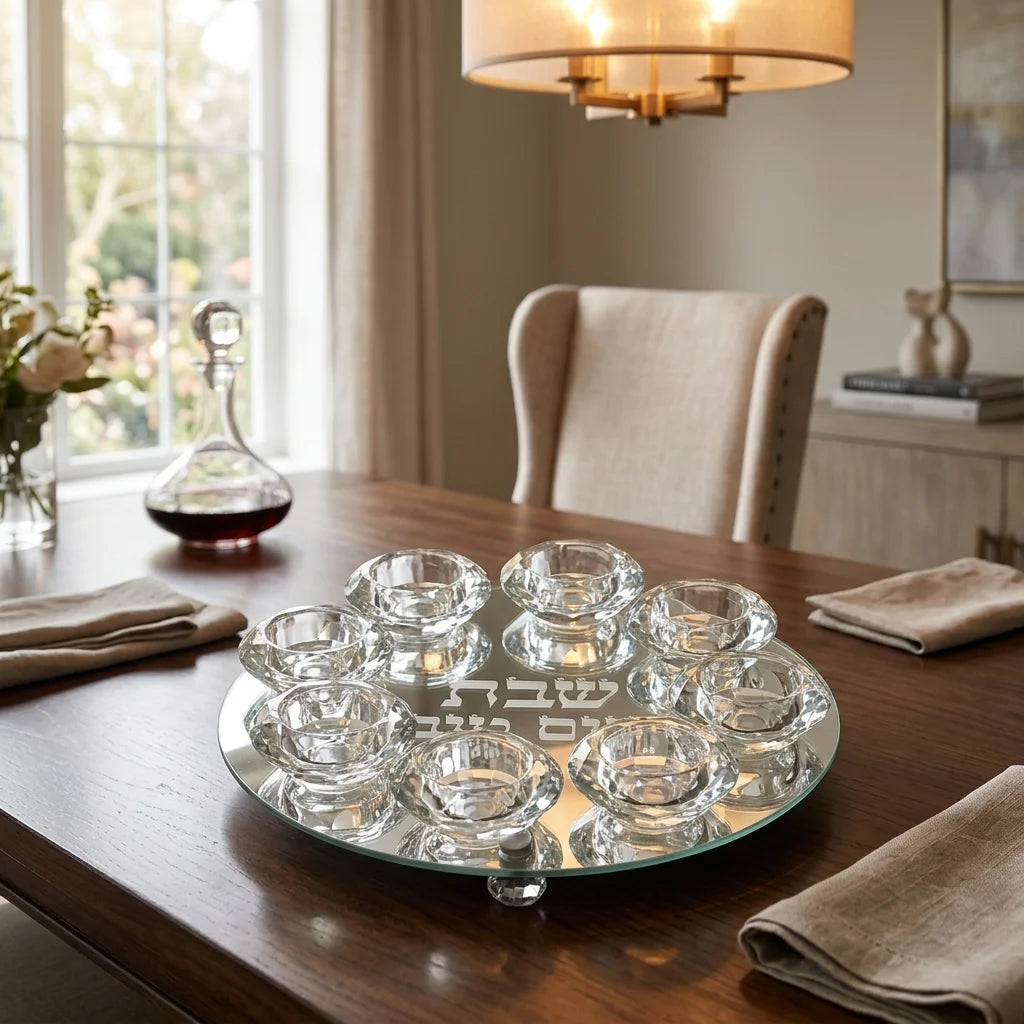 Crystal 8 Branches Candlesticks 27 cm