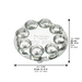 Crystal 8 Branches Candlesticks 27 cm