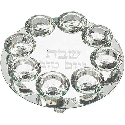 Crystal 8 Branches Candlesticks 27 cm