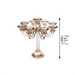 CRYSTAL CANDLESTICKS 9 BRANCH 26 CM