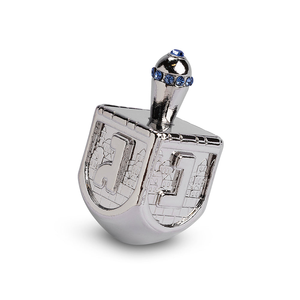 Nickel Dreidel 4 cm with Stones N.G.H.Poh (12)