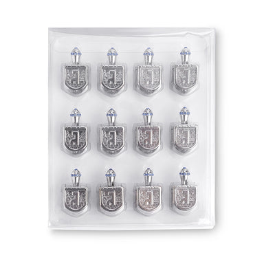 Nickel Dreidel 4 cm with Stones N.G.H.Poh (12)