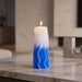 Elegant Wax Havdalah Candle 16 cm- Multicolor
