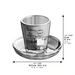 Crystal Kiddush Cup 7 cm Without Stem