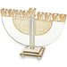 Crystal Elegant Hanukkiah 22 cm - Gold