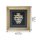 Crystal Kiddush Cup 8 cm with Stem - Gold