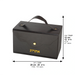Leatherette Etrog Box, Handle & Lock 13*19*11 cm - Brown