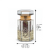Crystal Besamim Holder 8.5*5 cm with Plaque