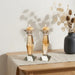 Pair of Crystal Elegant Candlesticks 20.5 cm